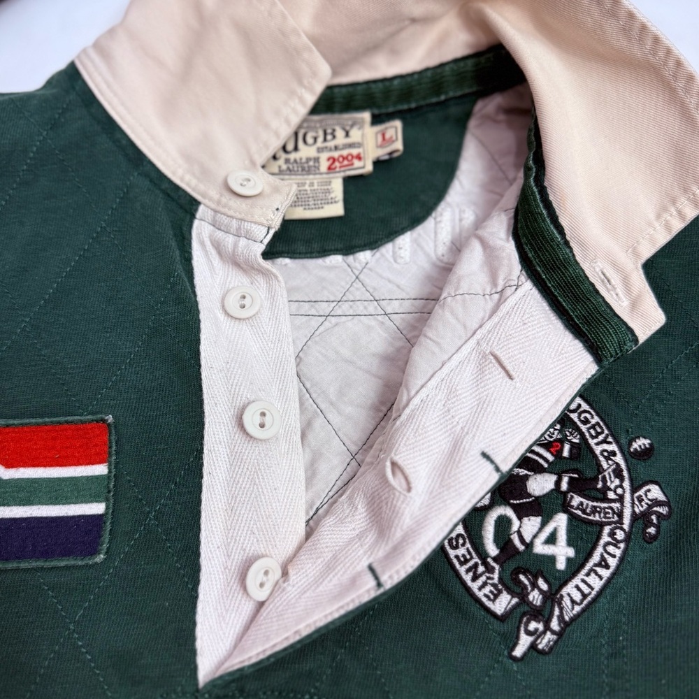 Rugby Ralph Lauren Long sleeve Polo, Size LARGE‎ - Picture 10 of 11